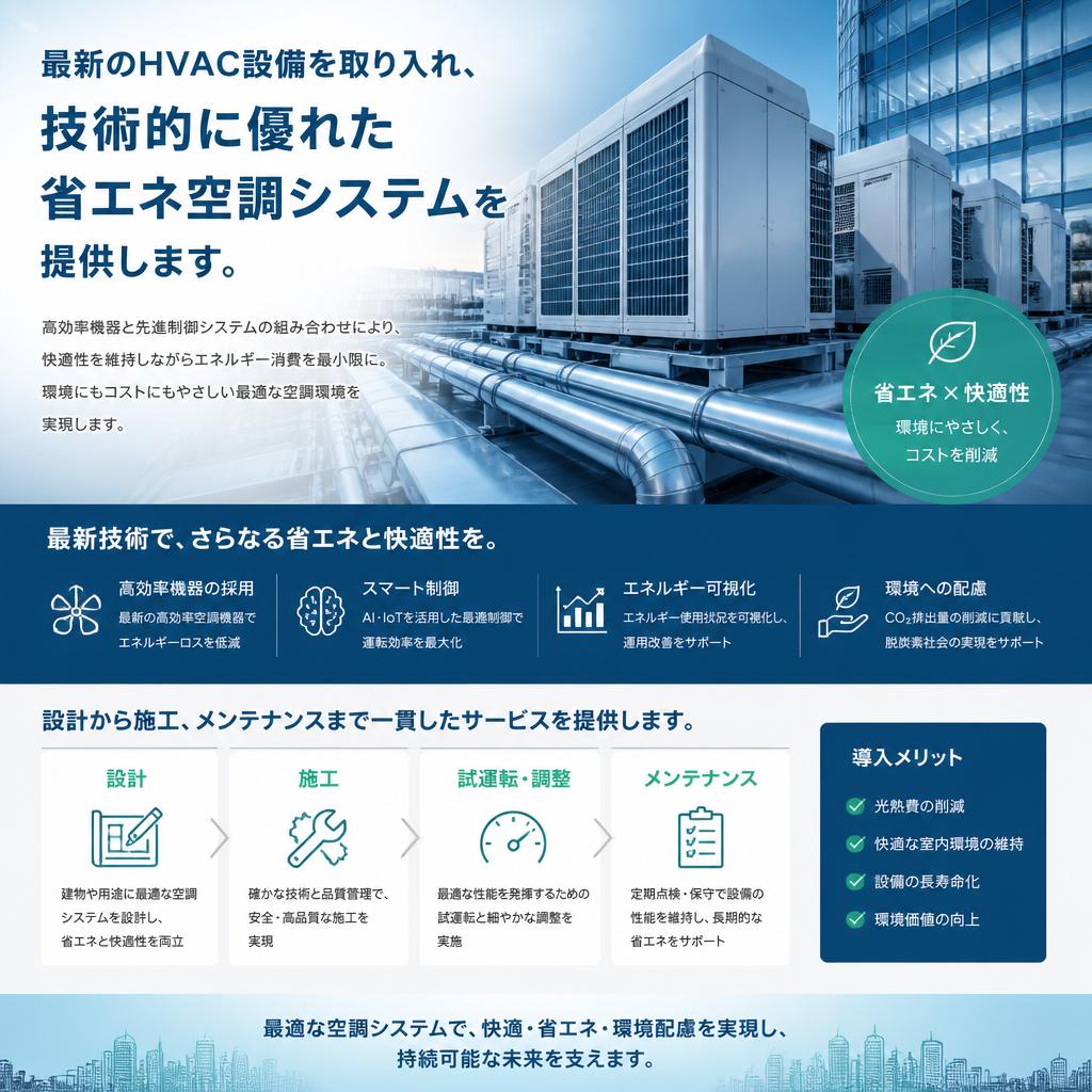 私たちの空調ソリューション