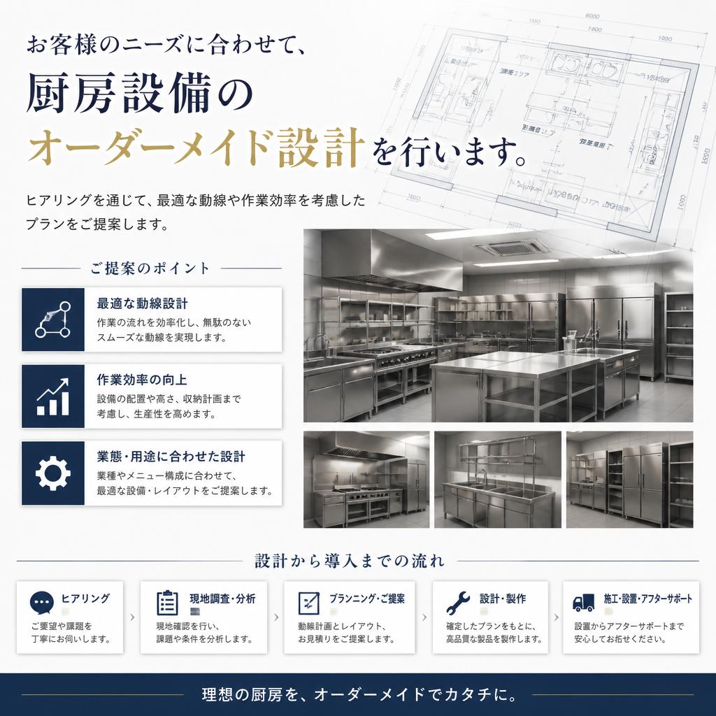 オーダーメイドの設計プラン