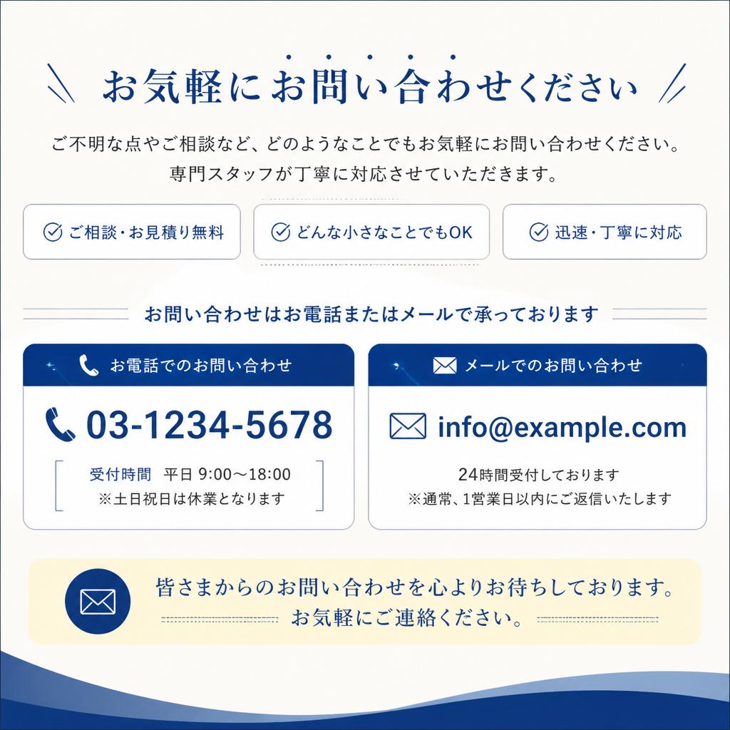 7. お問い合わせのご案内