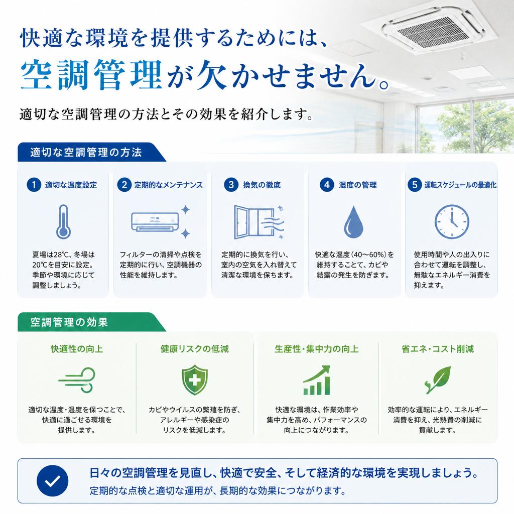 空調管理の重要性