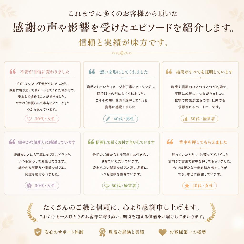 お客様の声