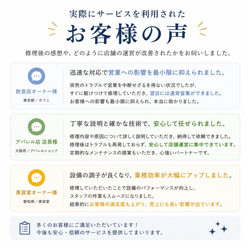 お客様の声