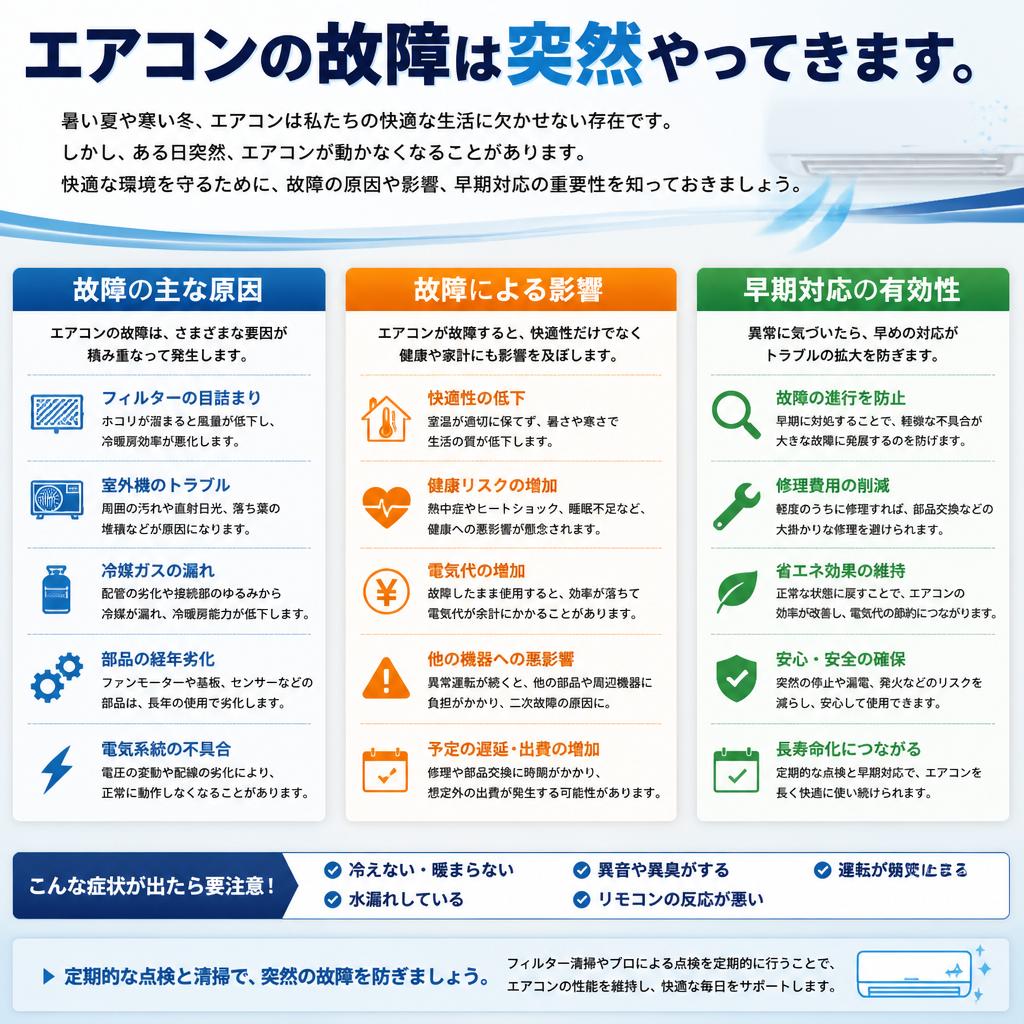 エアコン修理サービスの必要性
