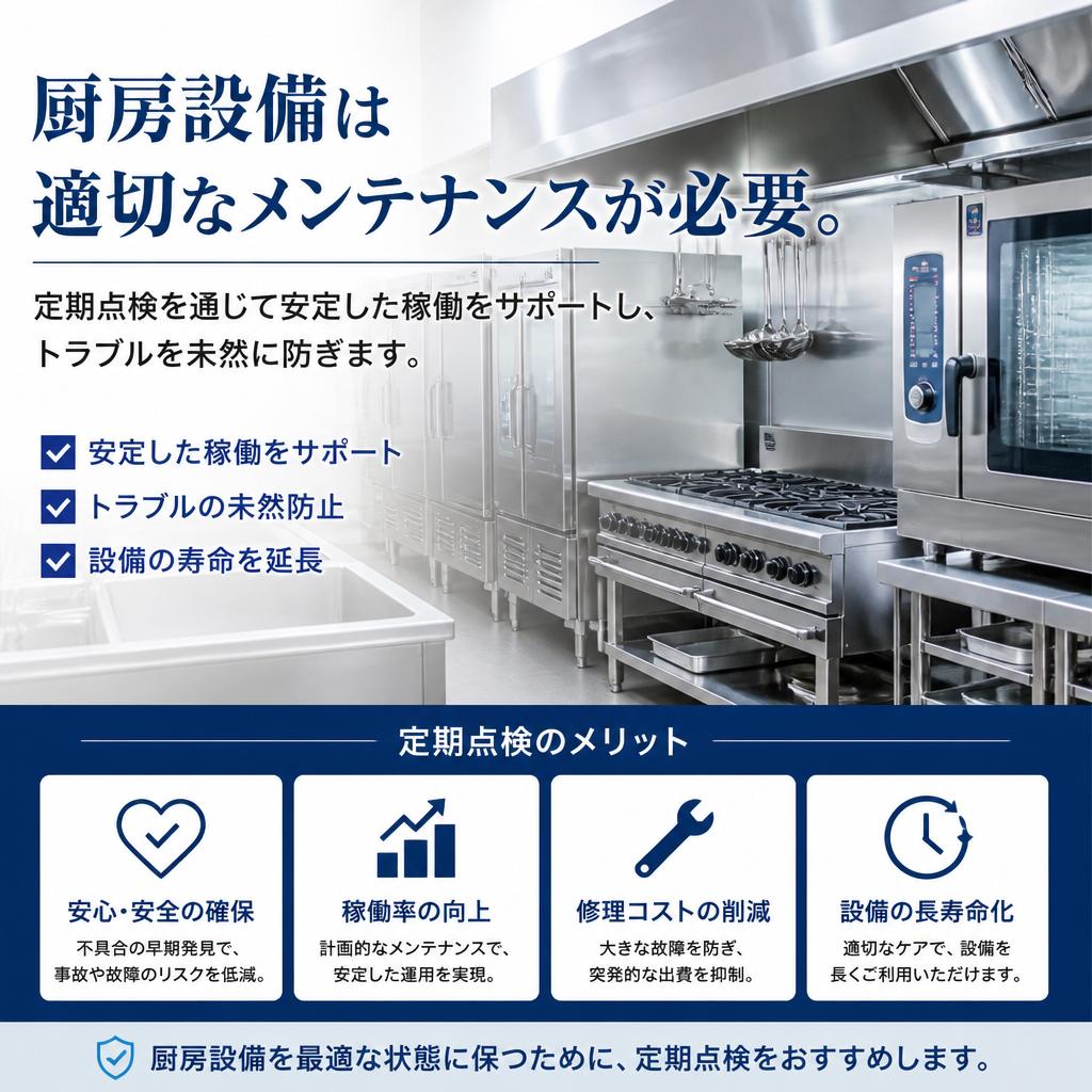 定期メンテナンスで安心の運営